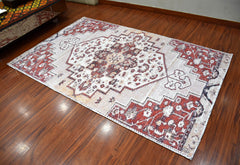 Multi Size Beige Taupe Burnt Orange Color Hand Woven All-Over Polyester Traditional Oriental Rug
