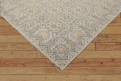 8x10 Transitional Oriental Rug, Hand Knotted in Beige 100% Wool