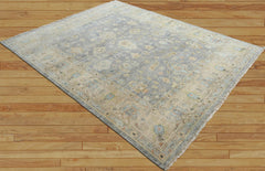 LoomBloom Hand Knotted Traditional Oushak Wool Oriental Area Rug in Blue, Multi Size