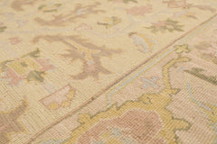 3x5 Multi, Gray, Gold Color Hand Knotted All-Over 100% Wool Traditional Oriental Rug