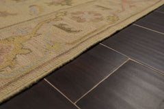 3x5 Multi, Gray, Gold Color Hand Knotted All-Over 100% Wool Traditional Oriental Rug