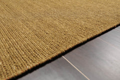 8x10 Olive Green, , Color Hand Knotted All-Over 100% Wool Modern Oriental Rug