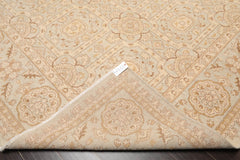 9x12 Gray, Beige, Brown Color Hand Knotted All-Over 100% Wool Traditional-Persian/Oriental Oriental Rug