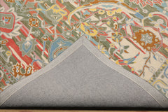Sage Hand Tufted Transitional Oushak Arts & Crafts LoomBloom Wool Area Rug in Multi Sizes