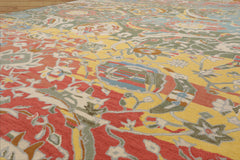 Sage Hand Tufted Transitional Oushak Arts & Crafts LoomBloom Wool Area Rug in Multi Sizes