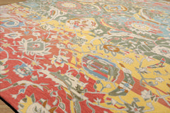 Sage Hand Tufted Transitional Oushak Arts & Crafts LoomBloom Wool Area Rug in Multi Sizes