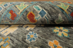 Celadon Hand Knotted Transitional Oushak Arts & Crafts LoomBloom Wool Area Rug in Various Sizes