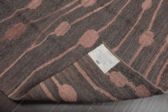 5x7 Tone on Tone Copper, , Color Hand Woven All-Over 100% Wool Modern Oriental Rug
