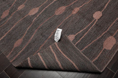 5x7 Tone on Tone Copper, , Color Hand Woven All-Over 100% Wool Modern Oriental Rug