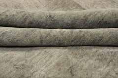 8x10 Celadon, Gray, Color Hand Loomed Tibetan Wool Transitional Oriental Rug