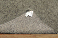 8x10 Celadon, Gray, Color Hand Loomed Tibetan Wool Transitional Oriental Rug