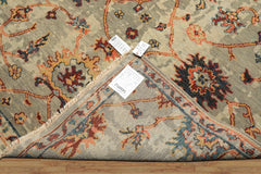 6x9 Gray, Beige, Gold Color Hand Knotted Oushak Wool Arts & Crafts Oriental Rug