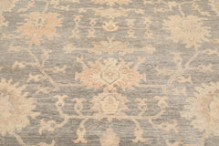 Classic LoomBloom Gray Hand Knotted Wool Oriental Area Rug in Stone Wash Style Multi Sizes