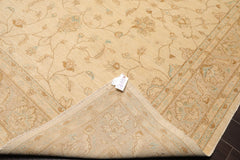 8x10 Beige, Taupe, Tan Color Hand Knotted All-Over 100% Wool Traditional-Persian/Oriental Oriental Rug