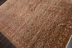 LoomBloom 6'5"x9'7" Beige Hand-Knotted Wool Keysari Rug Traditional Oriental Area Rug
