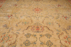Palace Beige, Blush, Navy Color Hand Knotted All-Over 100% Wool Traditional Oriental Rug