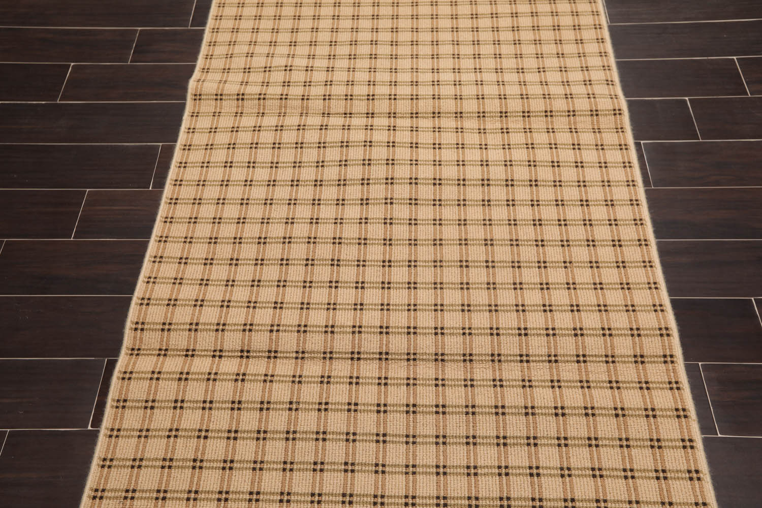 3x5 Tan, Black, Color Machine Made All-Over 100% Wool Contemporary Oriental Rug