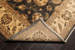 8x10 Gray, Warm Beige, Brown Color Hand Knotted All-Over 100% Wool Traditional Oriental Rug