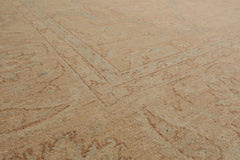 LoomBloom 9'3''x11'9" Beige Hand Knotted Wool Traditional Chobi Peshawar Rug