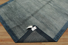 5x8 Aqua, Blue, Color Hand Loomed Tibetan Wool Modern & Contemporary Oriental Rug