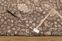10'1''x13'10" Brown Hand Knotted Wool Transitional Nourison Nourmak Soumak Reversible Rug