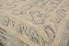 LoomBloom 8x10 Celadon Hand Tufted Wool Traditional Medallion Oriental Rug