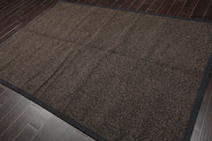 6x9 Black, Brown, Color Machine Made All-Over 100% Wool Modern Oriental Rug