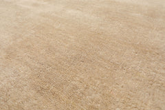 LoomBloom Multi Size Beige Wool Hand Loomed Solid Contemporary Oriental Rug