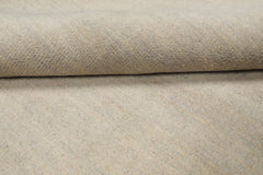 LoomBloom Multi Size Gray-Beige Wool Hand Loomed Modern Solid Oriental Rug