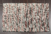 Multi Size Brown Beige Rust Color Hand Made Mat 100% Polyester? Modern & Contemporary Oriental Rug