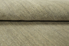 LoomBloom Multi Size Moss Wool Contemporary Solid Hand Loomed Oriental Rug