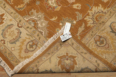 8x10 Caramel, Beige, Taupe Color Hand Knotted Soumak Wool Traditional Oriental Rug
