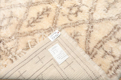 LoomBloom 9'4''x12'1" Hand Knotted Ivory Wool Moroccan Geometric Modern Contemporary Oriental Area Rug