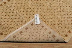 3x5 Beige, Gold, Brown Color Hand Knotted Gabbeh Wool Modern Oriental Rug