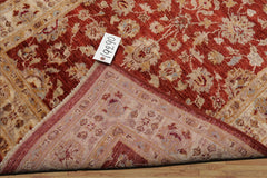 3x5 Rust, Ivory, Beige Color Hand Knotted Peshawar Wool Traditional Oriental Rug