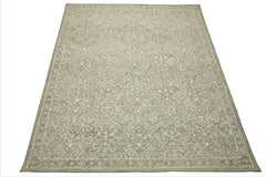 LoomBloom Multi Size Hand Hooked Wool Sage Transitional All-Over Oriental Area Rug