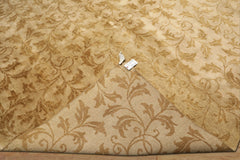 8x10 Beige, Gold, Muted Earth Tones Color Hand Knotted Tibetan Wool Transitional Oriental Rug