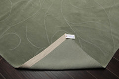 8x10 Tone On Tone, Mint, Color Hand Knotted All-Over 100% Wool Modern Oriental Rug