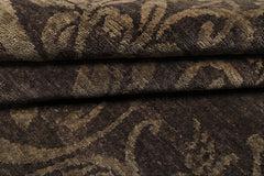 8x10 Brown, Gray, Tan Color Hand Loomed Tibetan Wool Transitional Oriental Rug
