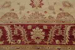 9x12 Camel, Rust, Tan Color Hand Knotted All-Over 100% Wool Traditional Oriental Rug