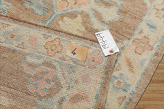 3x5 Ivory, Blush, Blue Color Hand Knotted Turkish Wool Arts & Crafts/Mission Oriental Rug