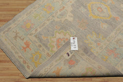 3x5 Gray , Ivory, Gold Color Hand Knotted Turkish Wool Arts & Crafts/Mission Oriental Rug