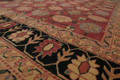 9x12 Multi, Beige, Dark Green Color Hand Knotted All-Over 100% Wool Traditional-Persian/Oriental Oriental Rug
