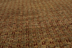 3x10 Gold, Green, Rust Color Hand Knotted Peshawar Wool Contemporary Oriental Rug