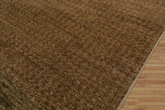 3x10 Gold, Green, Rust Color Hand Knotted Peshawar Wool Contemporary Oriental Rug