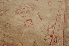 9x12 Camel, Brown, Rust Color Hand Knotted All-Over 100% Wool Traditional Oriental Rug