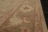 9x12 Camel, Brown, Rust Color Hand Knotted All-Over 100% Wool Traditional Oriental Rug