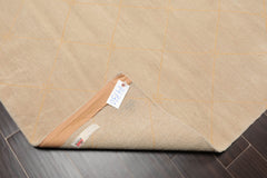 4x6 Beige, Tan, Color Hand Knotted All-Over 100% Wool Modern Oriental Rug