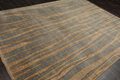 8x10 Gray, Gray, Taupe Color Hand Knotted All-Over 100% Wool Modern Oriental Rug