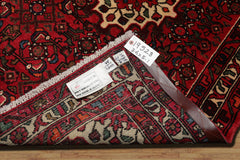 3x5 Rust, Ivory, Red Color Hand Knotted Abadeh Wool Traditional Oriental Rug